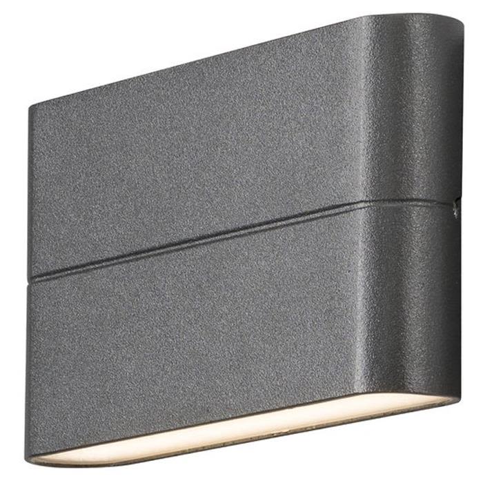 Konstsmide Chieri Väggarmatur 2x6W, LED, antracit