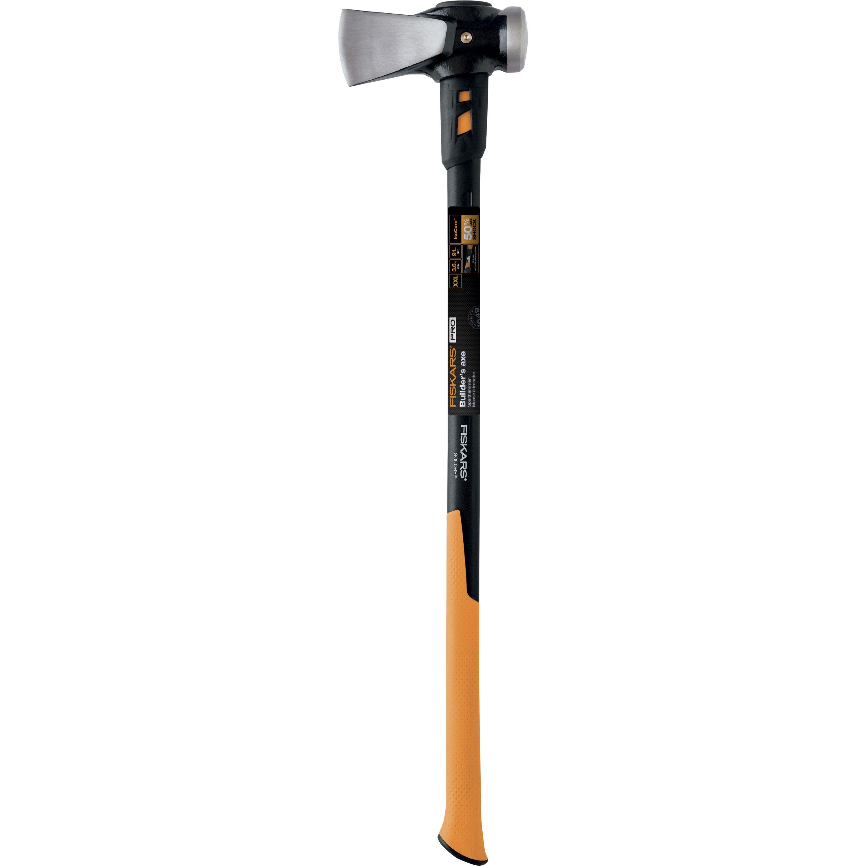 Fiskars IsoCore, Enkel øks, Klyve Øks, 1 stykker, Stål, Sort, Gult, 914 mm