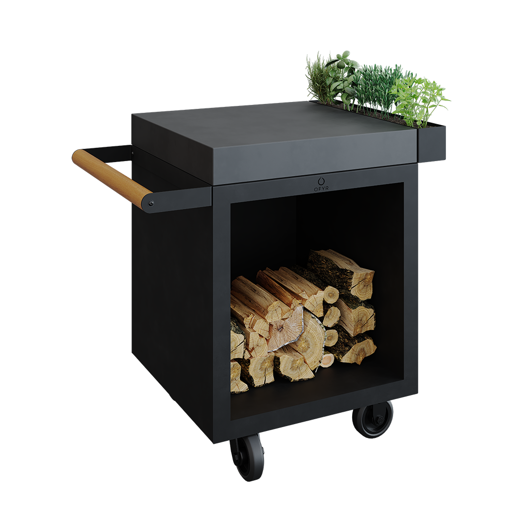 OFYR Mise en Place Table Black 65 PRO CD Arbetsbord toppskiva i keramik Svartlackerat stål
