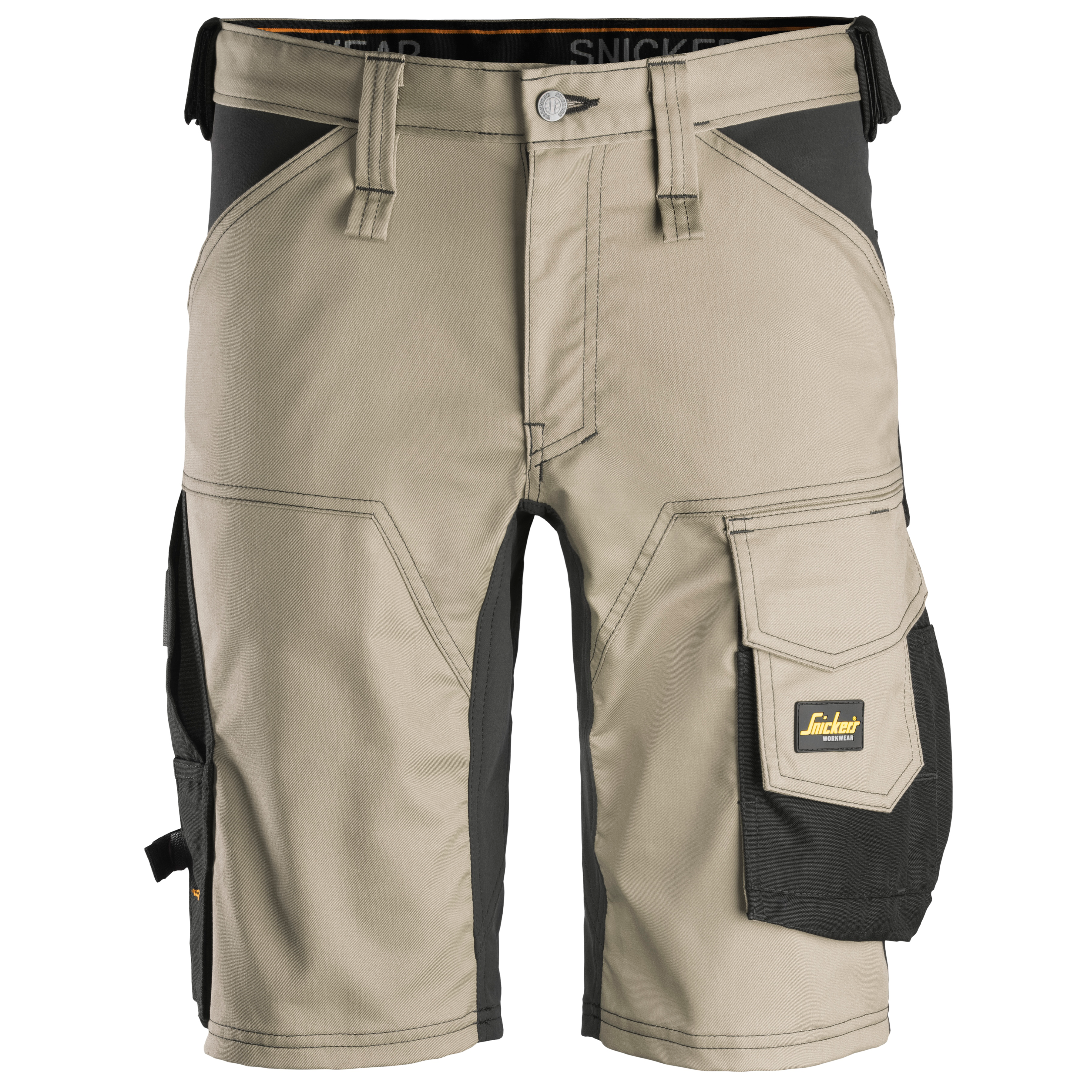 Snickers Workwear 6143 AllroundWork Shorts khaki / svart Khaki/Svart