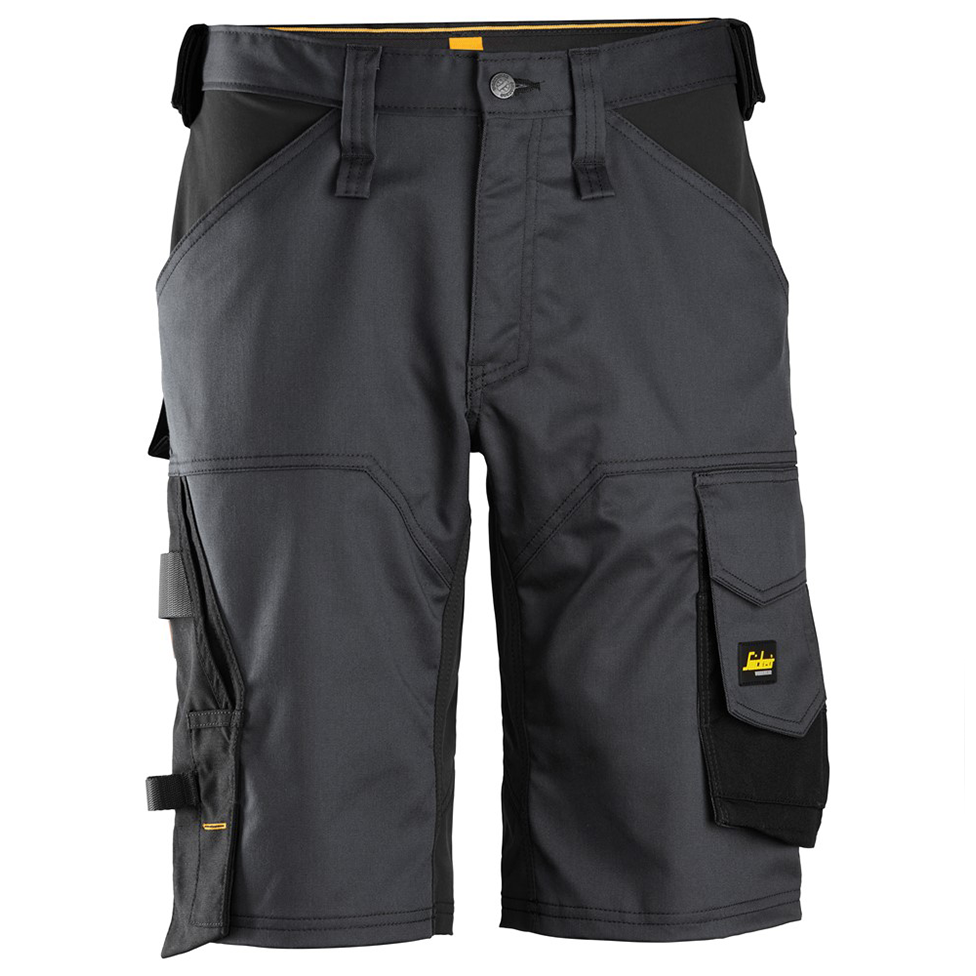 Snickers Workwear 6153 AllroundWork Shorts stålgrå / svart Stålgrå/Svart