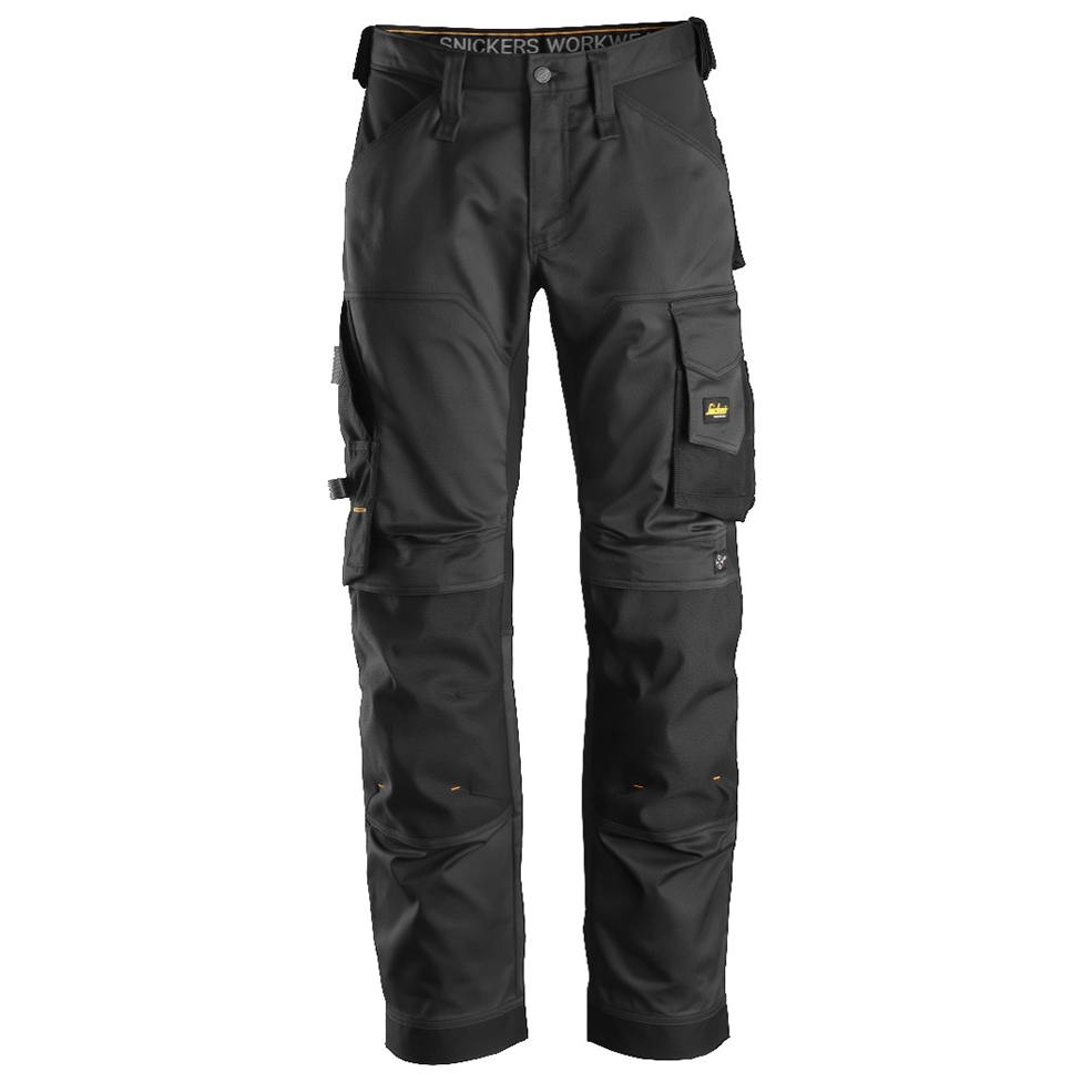 Snickers Workwear 6351 AllroundWork Håndværkerbukser sort Sort