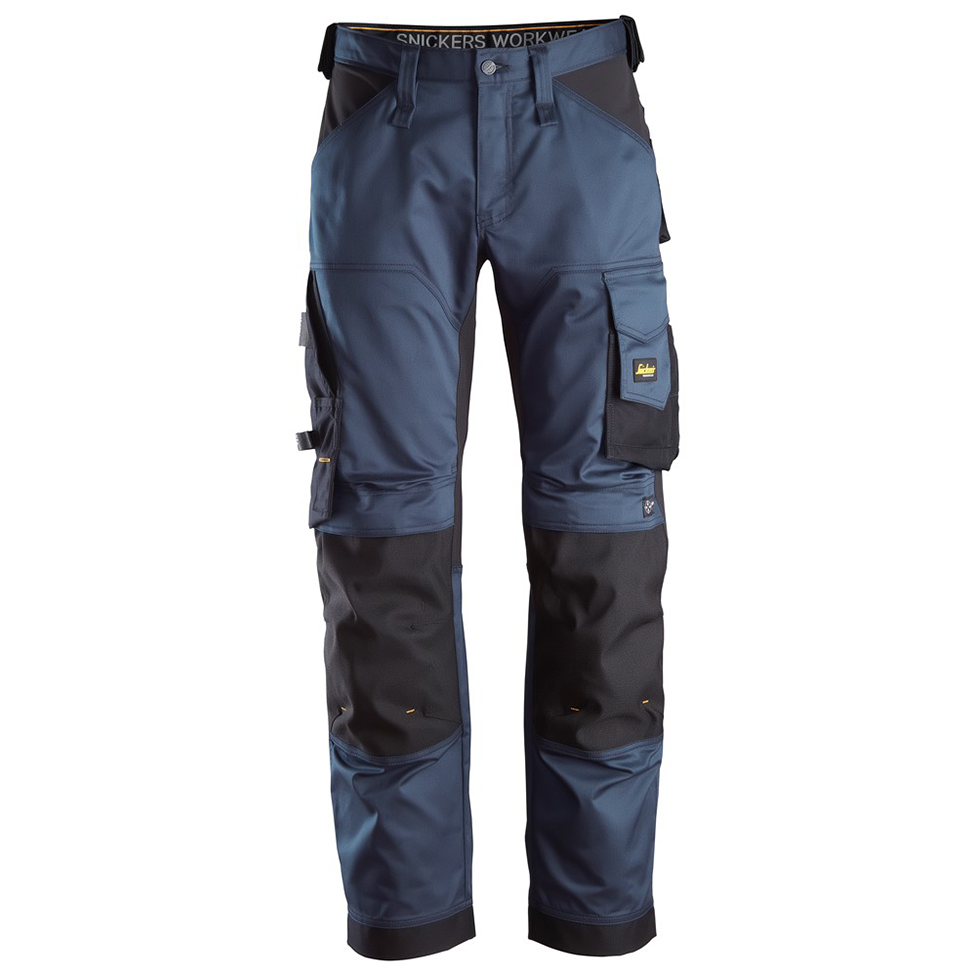 Snickers Workwear 6351 AllroundWork Håndværkerbukser Navy/Sort Navy/sort