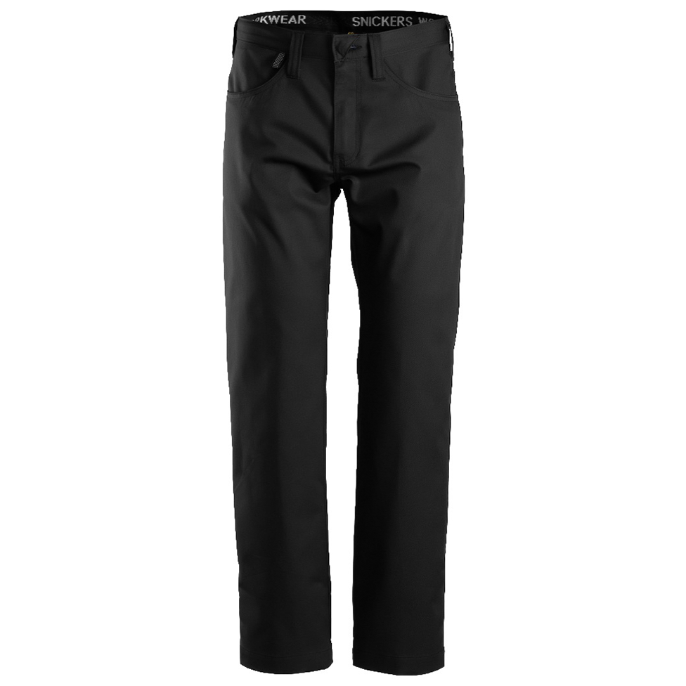 Snickers Workwear 6400 Servicechinos svart Svart