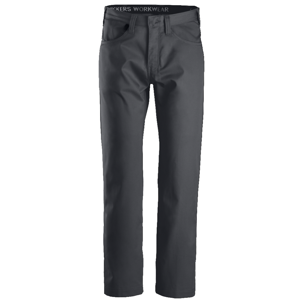 Snickers Workwear 6400 Servicechinos stålgrå Stålgrå