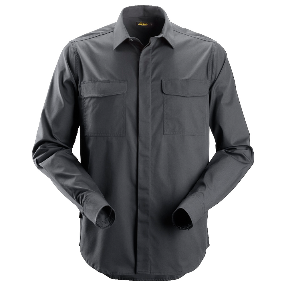 Snickers Workwear 8510 Arbetsskjorta stålgrå Stålgrå