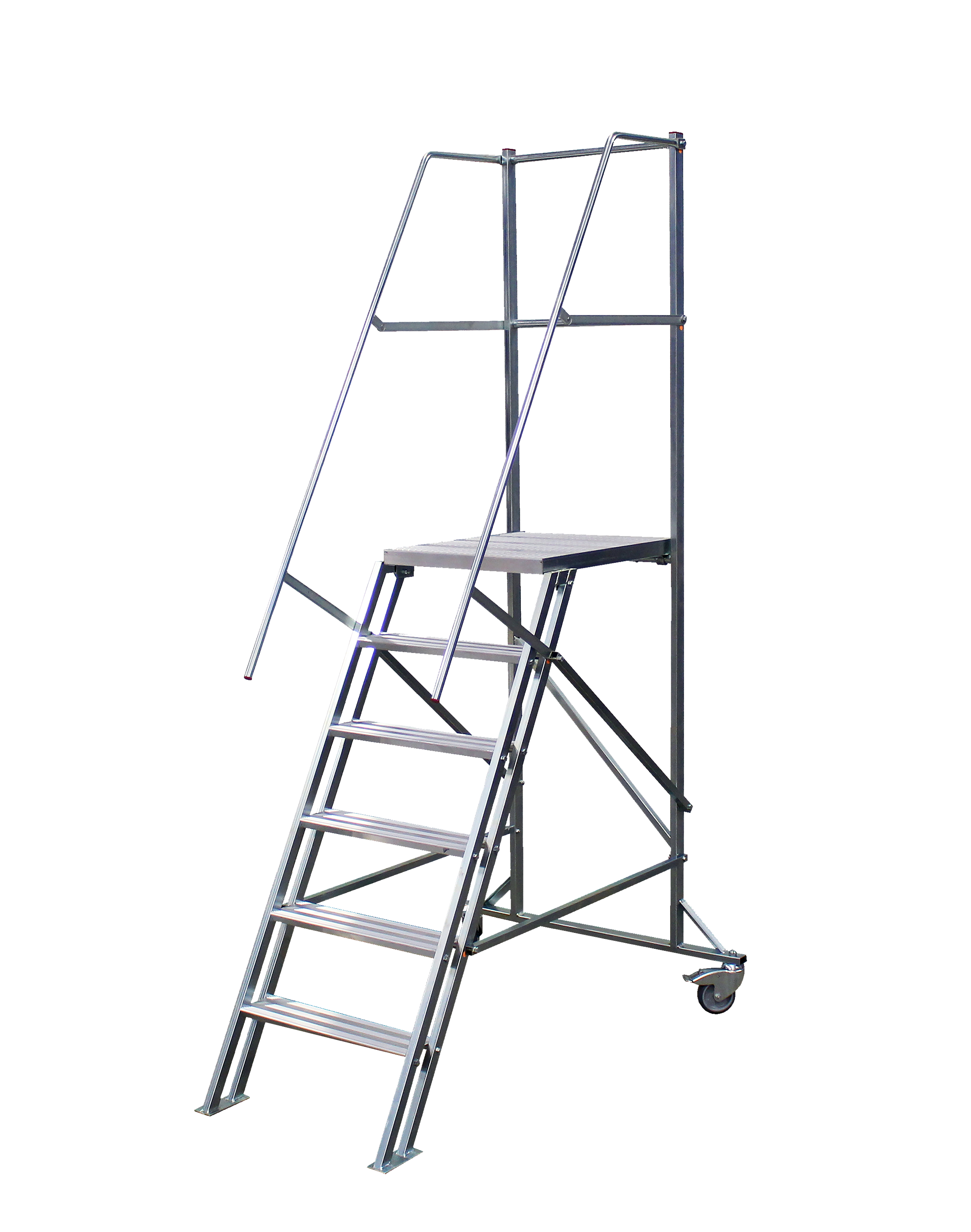 Skeppshultstegen 240-240-1 Arbetsplattform med räcke 2,4 meter