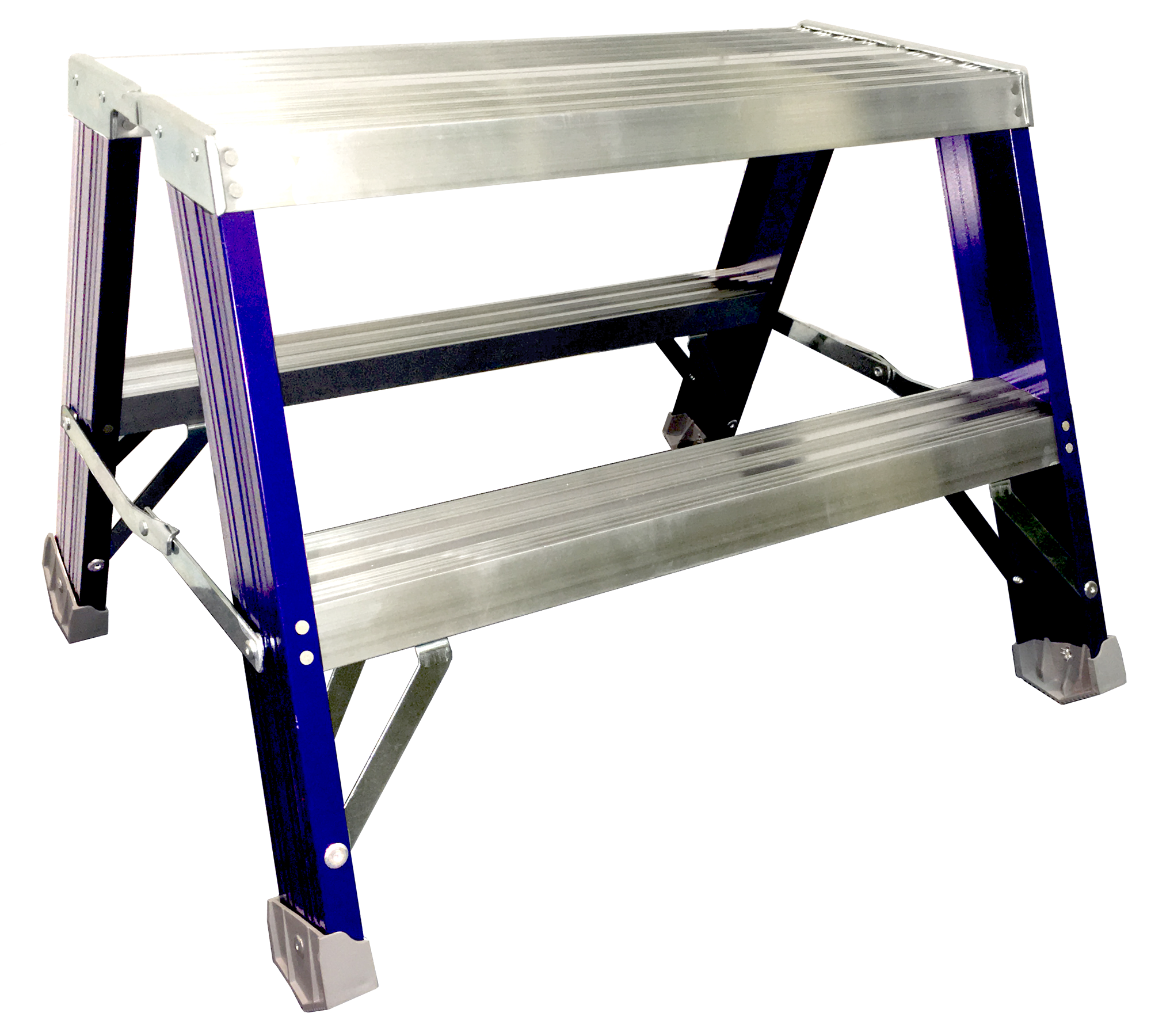 Skeppshultstegen 862009 Arbeidsbukk 2 steg,475 mm Blå