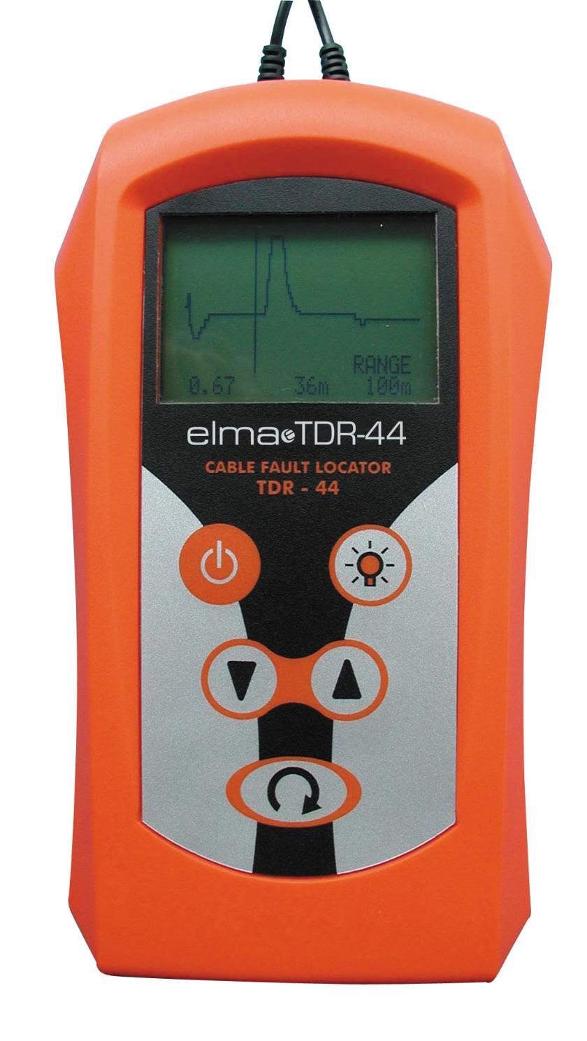 Elma TDR-44 Kabelfeilsøker med kabellengdemåler, exkl. batterier