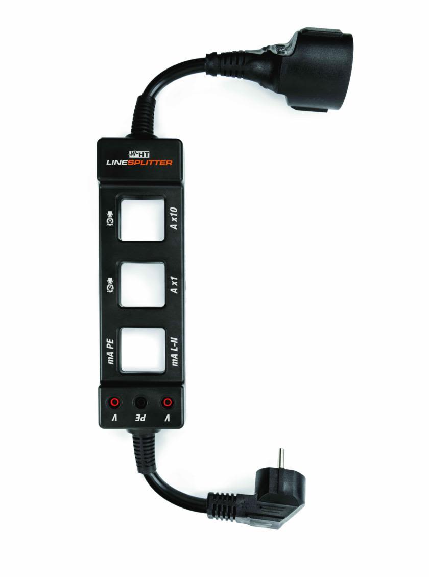 HT Instruments Line Splitter Schucko Mätadapter