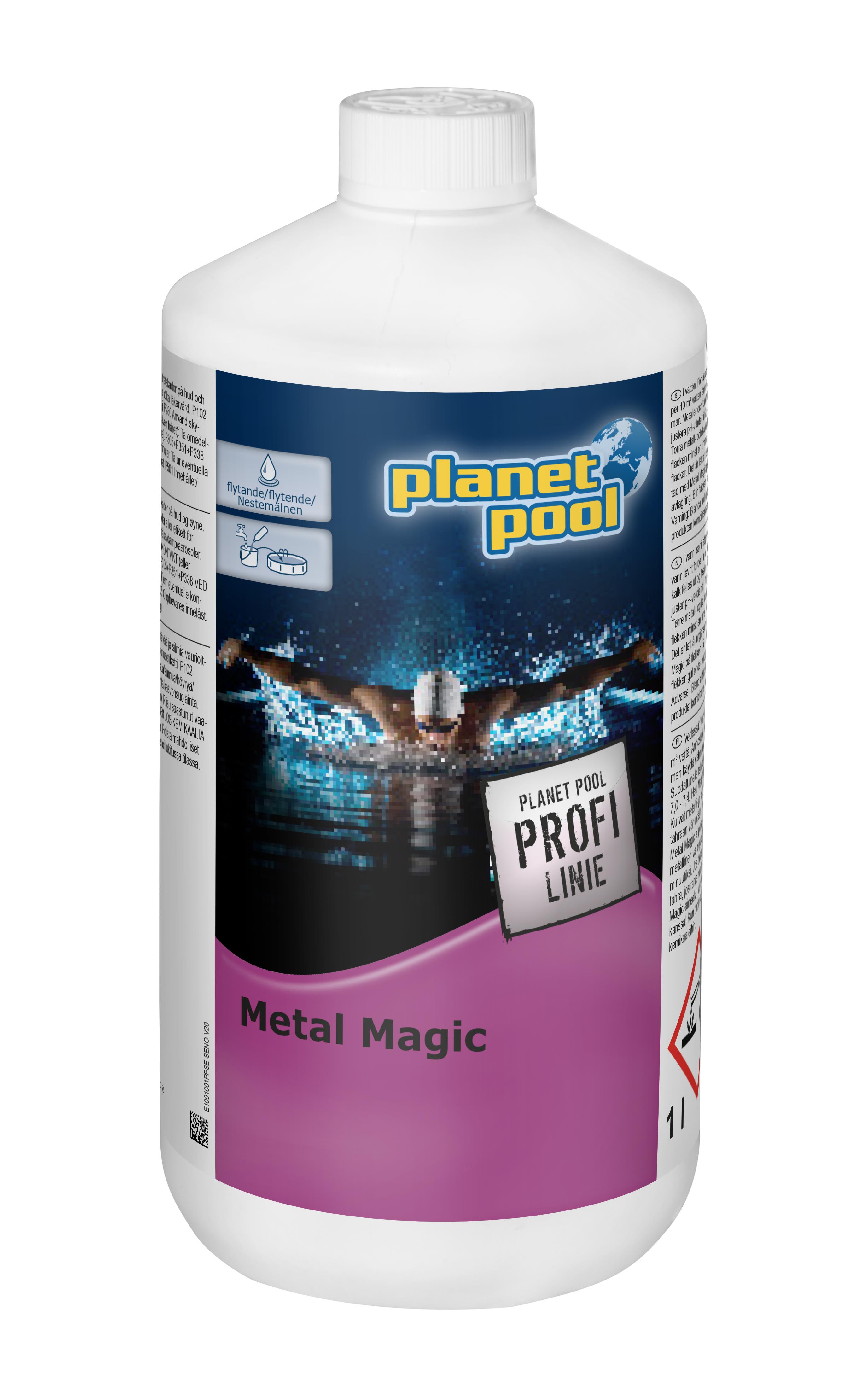 Planet Pool Metal Magic Poolrengöring 1 l