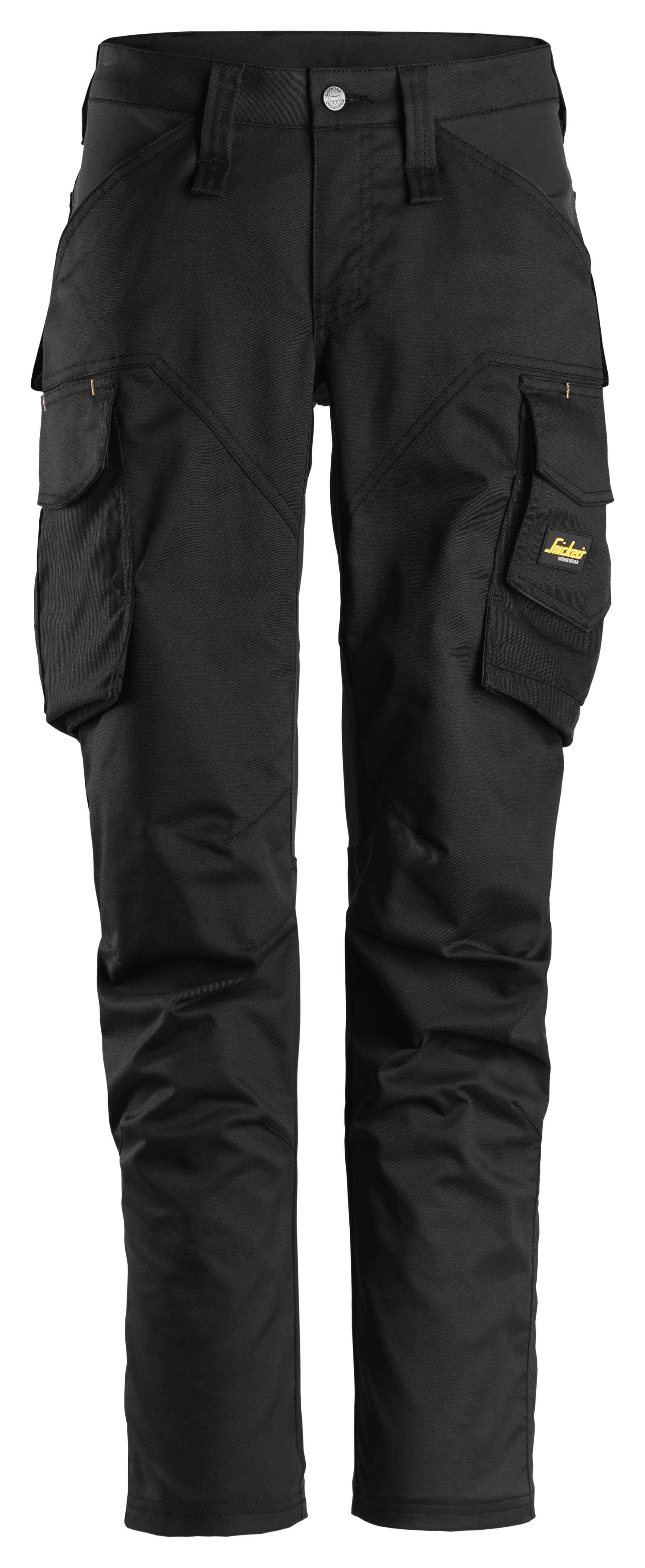 Snickers Workwear 6703 AllroundWork Arbeidsbukse stretch, dame, svart Svart