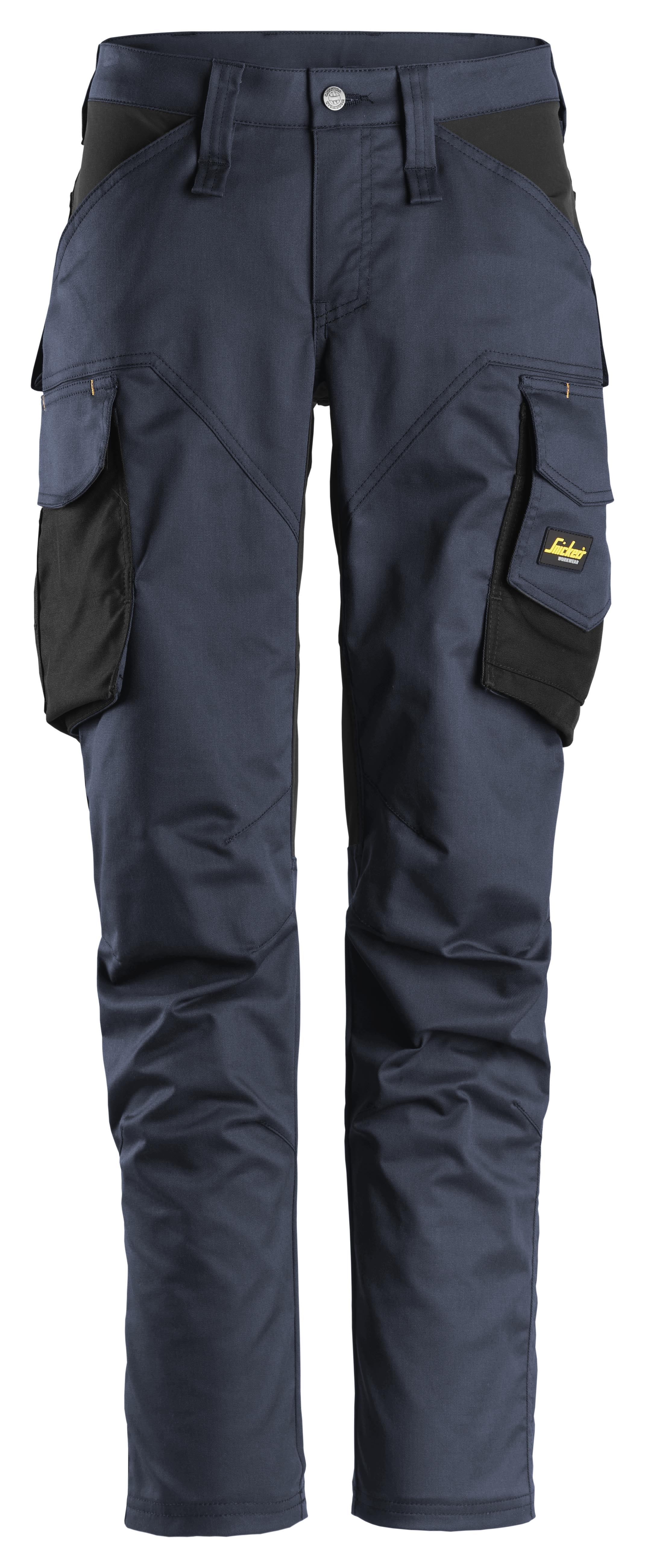 Snickers Workwear 6703 AllroundWork Arbeidsbukse stretch, dame, marineblå/svart Marineblå/Svart