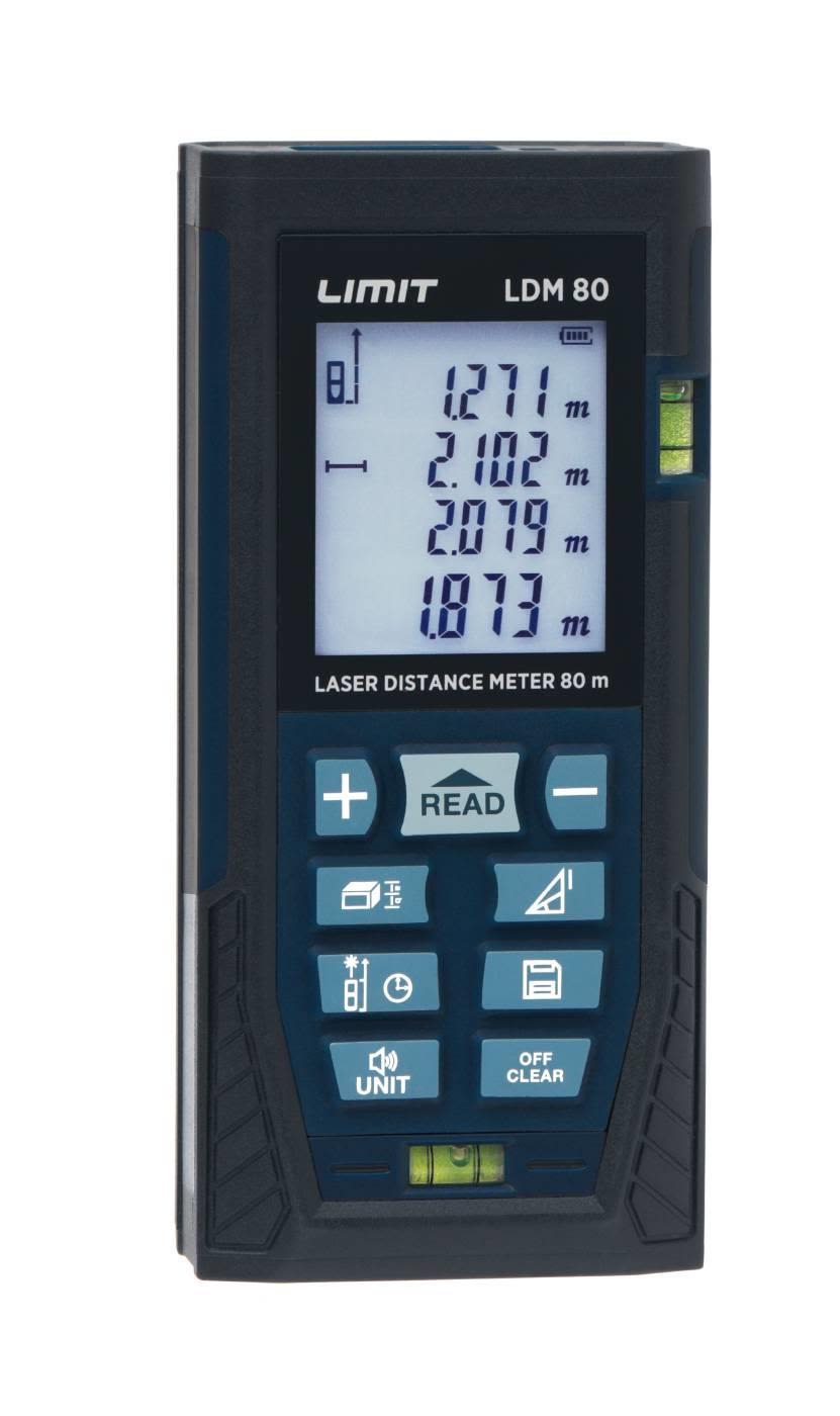 Limit LDM 80 Avstandsmåler inkl. batterier