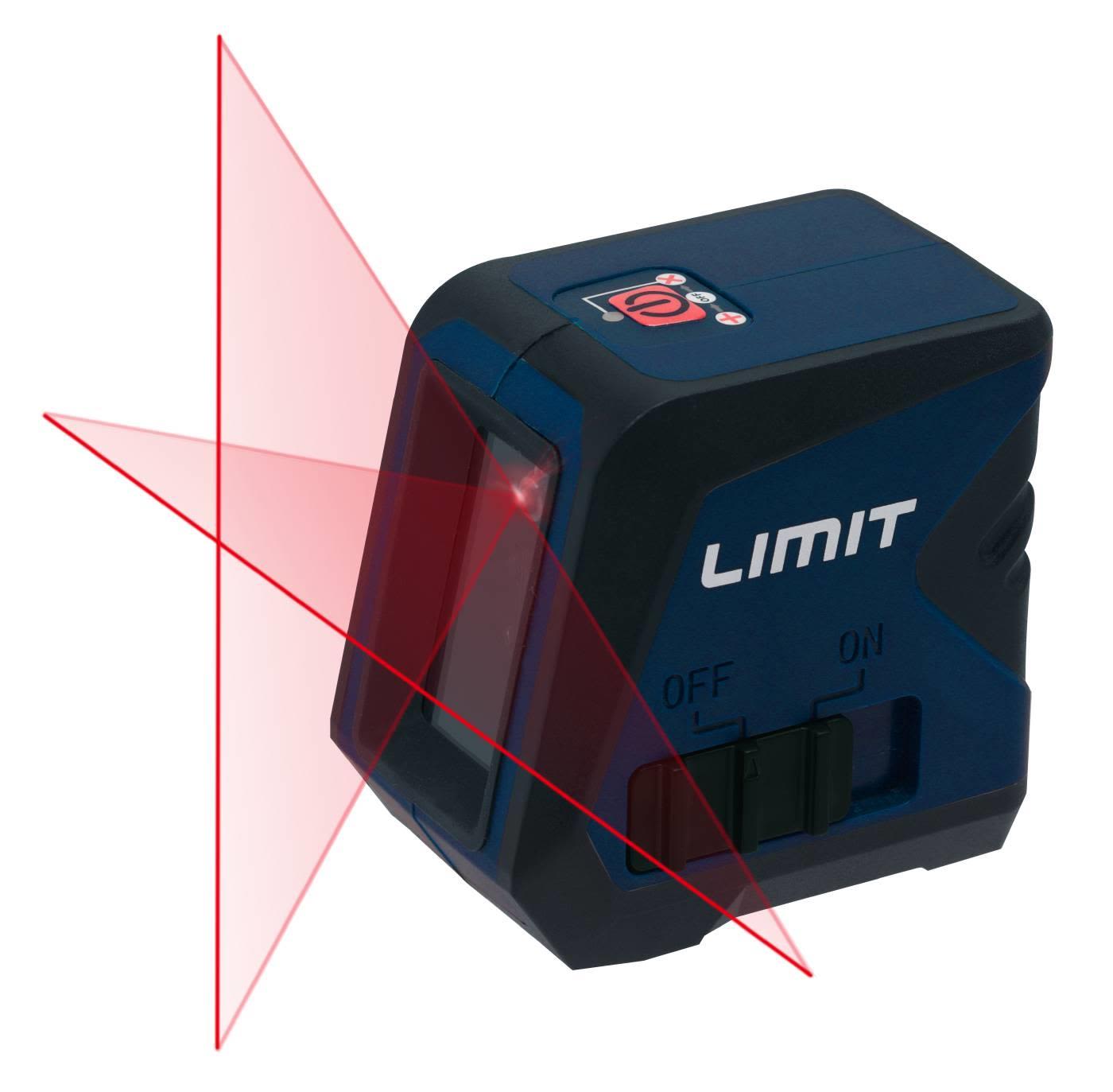 Limit 1000-R Korslaser rött laserljus, inkl. batterier