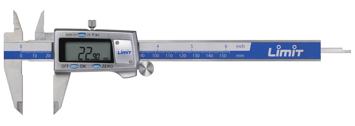 Limit 144550100 Skjutmått digitalt, inkl. batteri