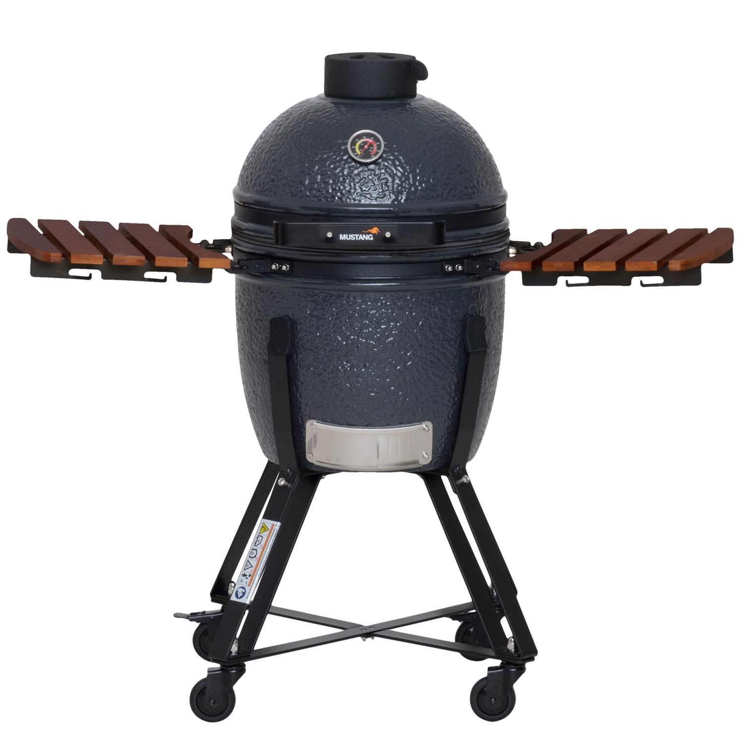 Mustang Kamado M Kolgrill 38 cm, grå