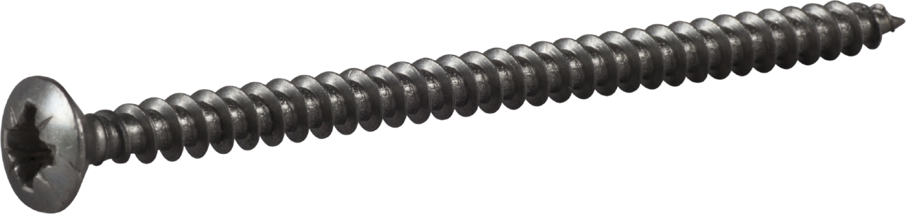 ESSVE 515057 VVS-skrue TKFX, A2, 5,5 mm Ø, 6-pakning 90 mm