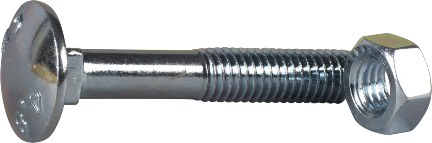 ESSVE 540124 Vognbolt M8, forsinket 50 mm, 4-pakning