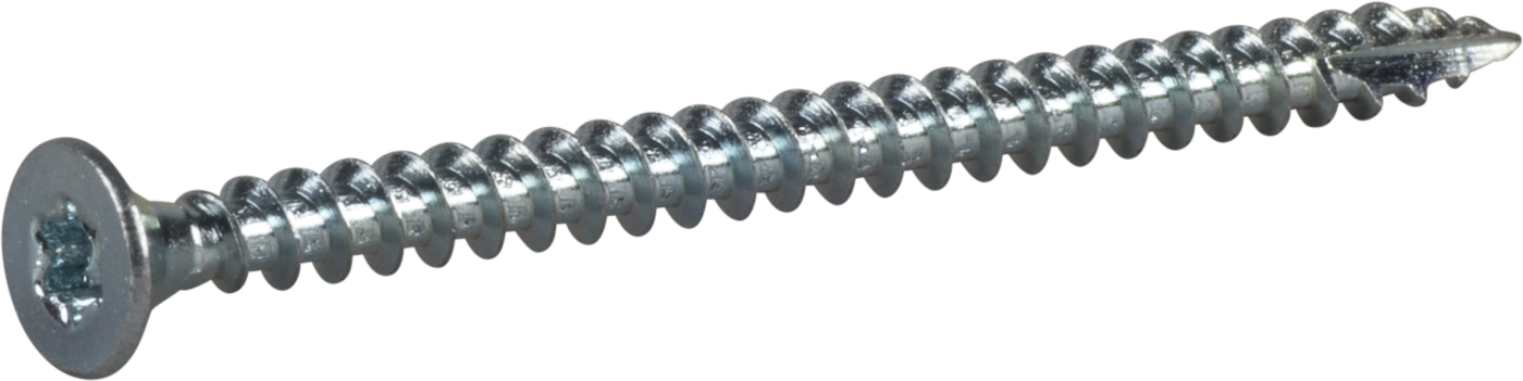 ESSVE 123149 Treskrue 4 mm Ø, TX20, helgjenget, forsenket, FZB 60 mm, 100-pakning