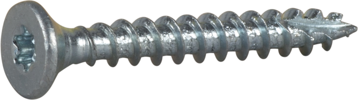 ESSVE 123157 Treskrue 4,5 mm Ø, TX20, helgjenget, forsenket, FZB 30 mm, 200-pakning