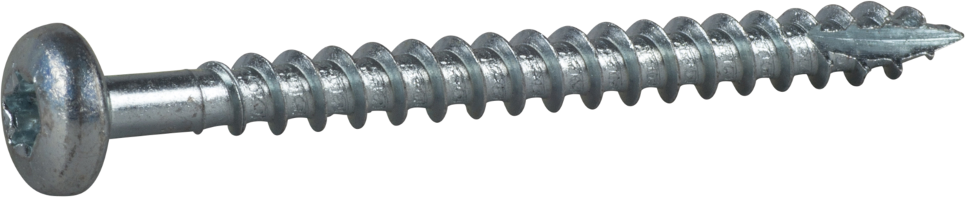 ESSVE 127195 Treskrue 6 mm Ø, TX30, helgjenget, FZB 60 mm, 100-pakning