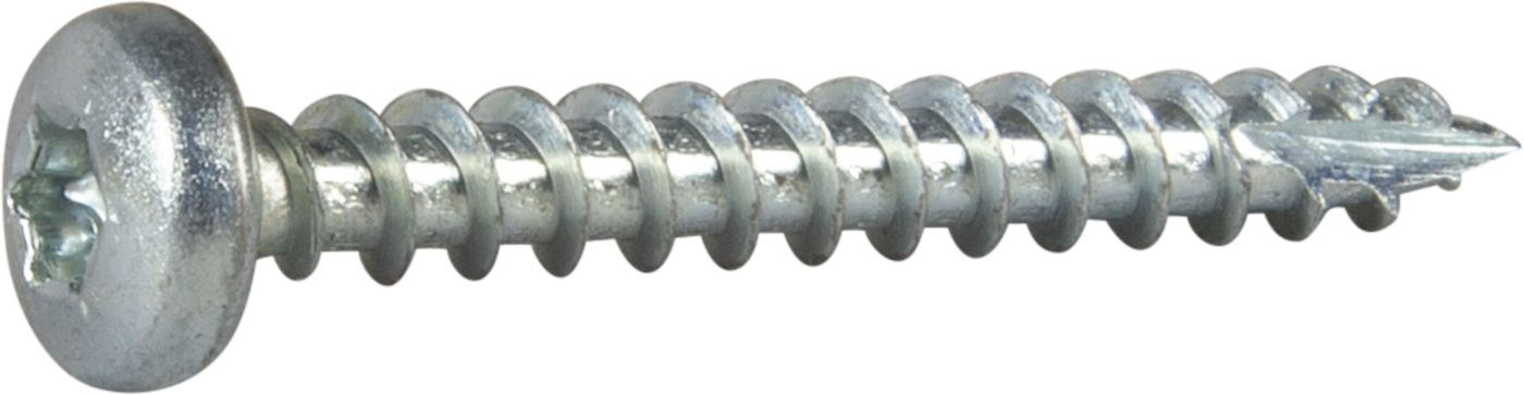 ESSVE 427193 Treskrue 6 mm Ø, TX30, helgjenget, FZB 50 mm, 10-pakning