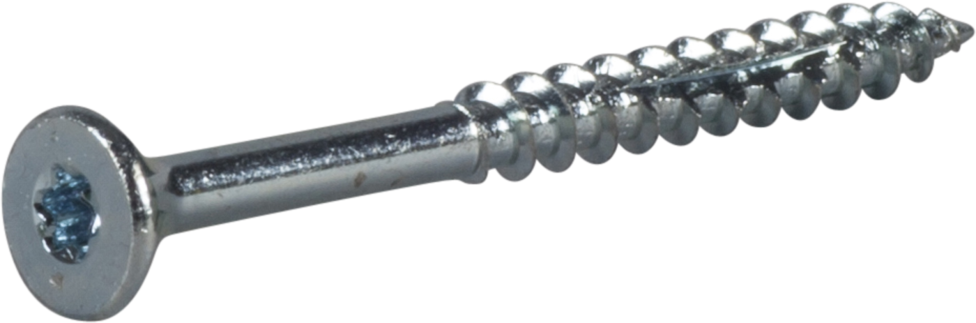 3,5x40 Spånpladeskrue Undersænket Tx10 Elgalvaniseret - (200 Stk.)