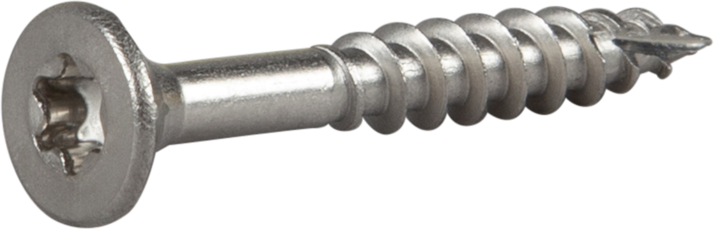 ESSDRIVE Treskrue 4 mm Ø, forsenket, A2 Rustfritt stål A2