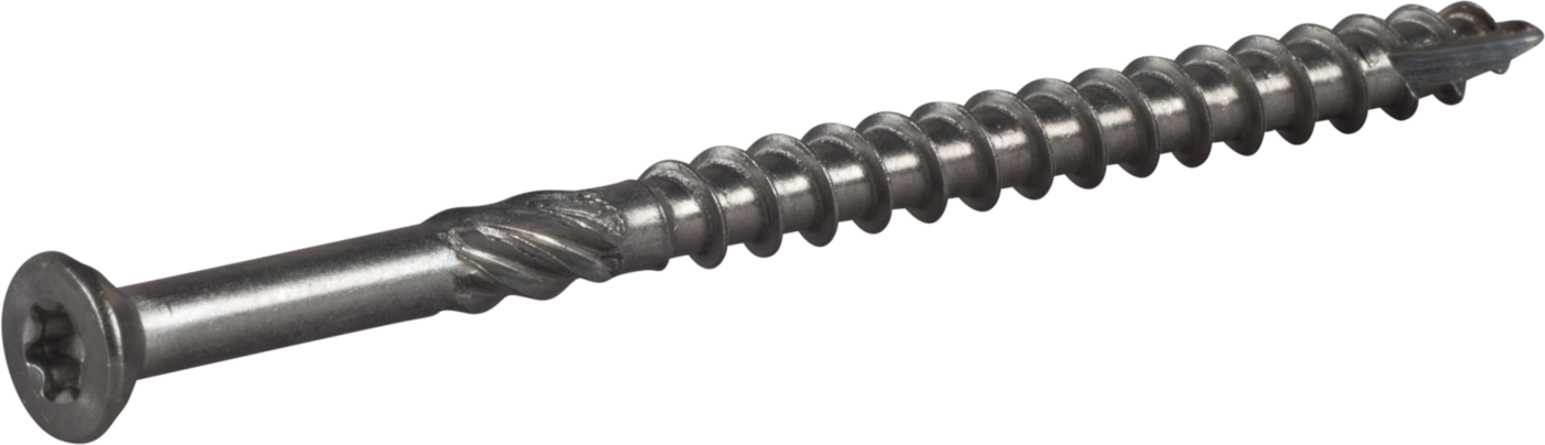 Bilde av 644590 Plattingskrue 5 mm Ø, A4, TX20 90 mm, 100-pakning