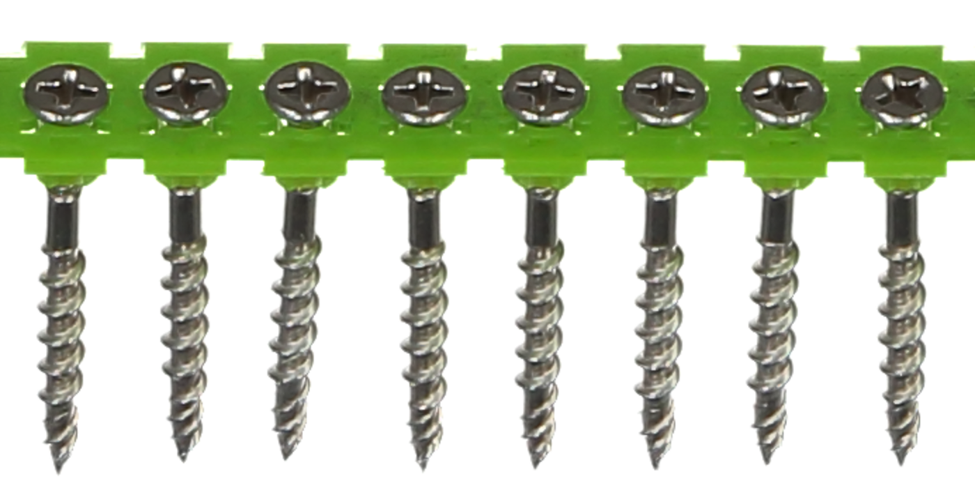 ESSVE 599442 Plattingskrue MAX3, båndet, A2, PH2 1000-pakning 4,2 x 42 mm