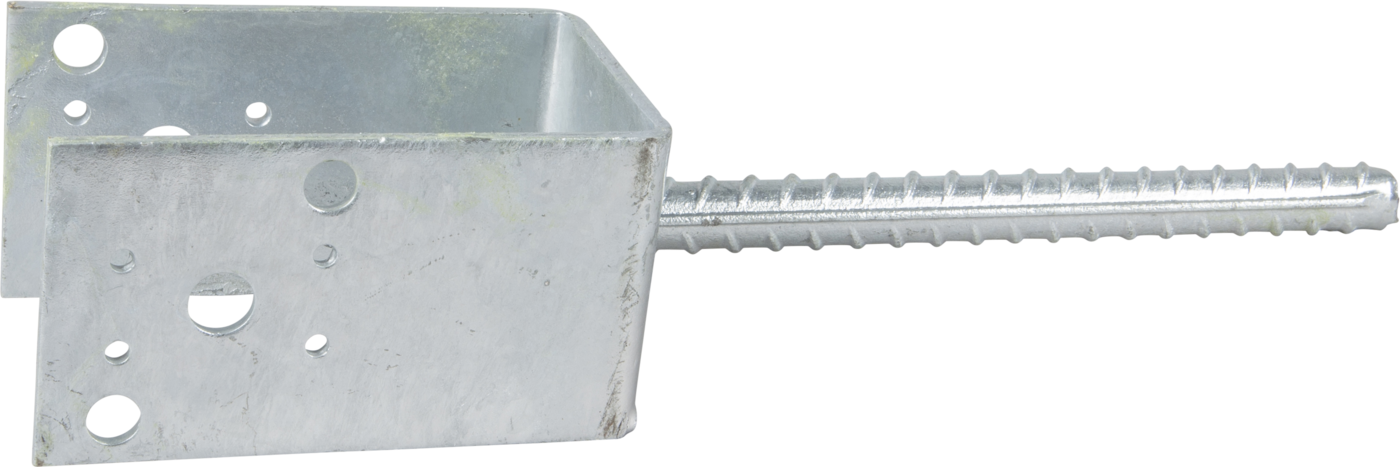 ESSVE 951621 Stolpsko 4 mm, typ U, förzinkad 70 x 70 x 127,5/200 mm
