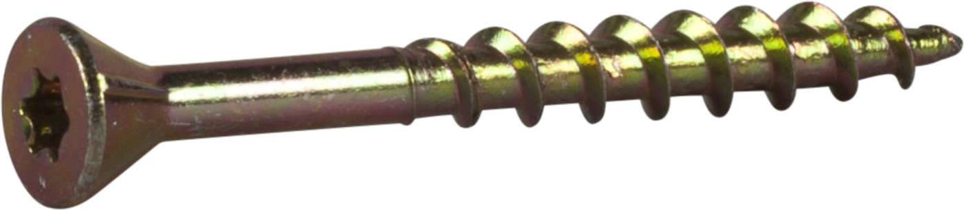ESSVE 552452 Sponplateskrue Ø 4,2 mm, TX15, gulkrom 51 mm, 600-pakning