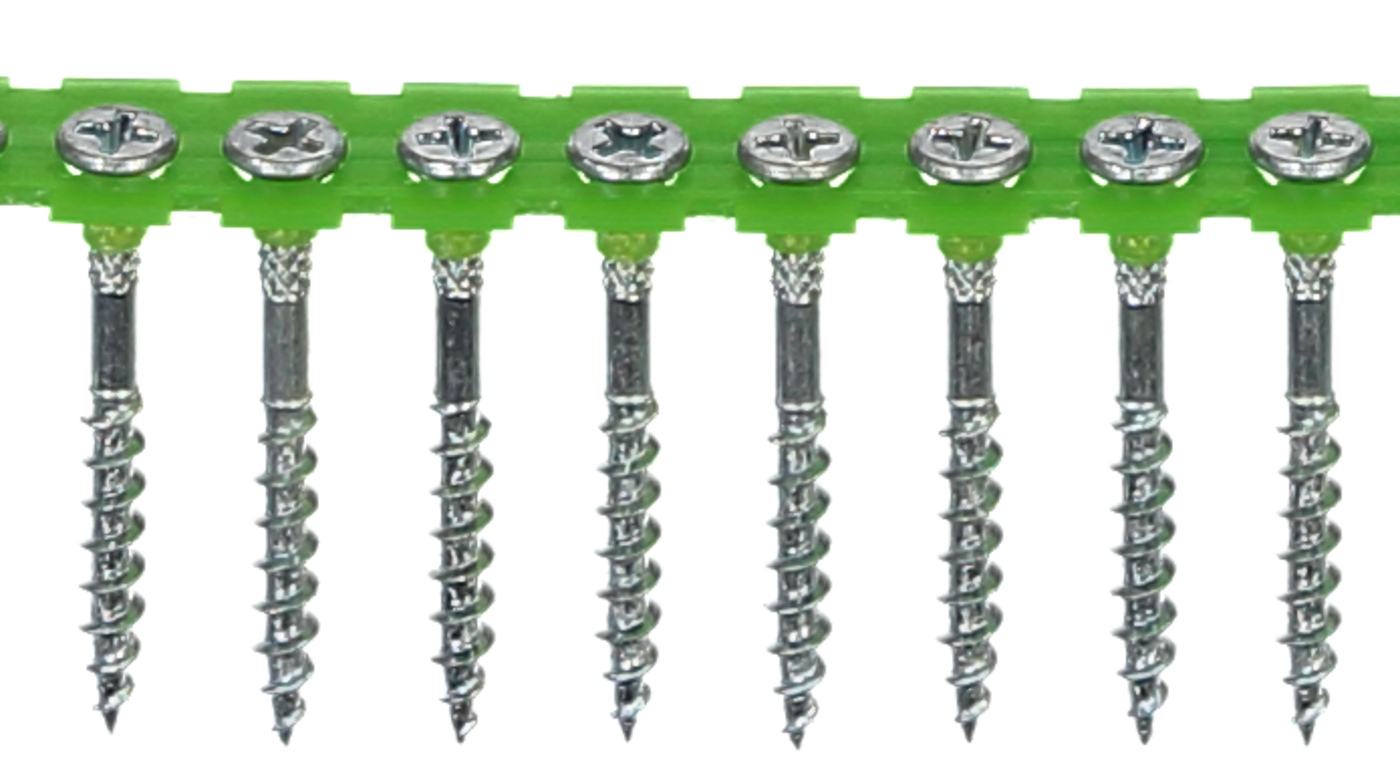 ESSVE 542345 Sponplateskrue 4,2 mm Ø, båndet, PH2, FZB, 1000-pakning 42 mm