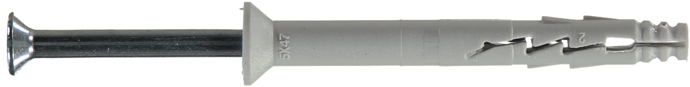 ESSVE 511345 Spikerplugg 5 mm Ø, FZB 47 mm, 10-pakning