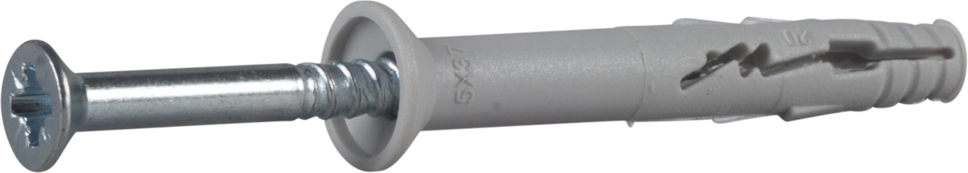 ESSVE 511344 Spikerplugg 5 mm Ø, FZB 37 mm, 10-pakning