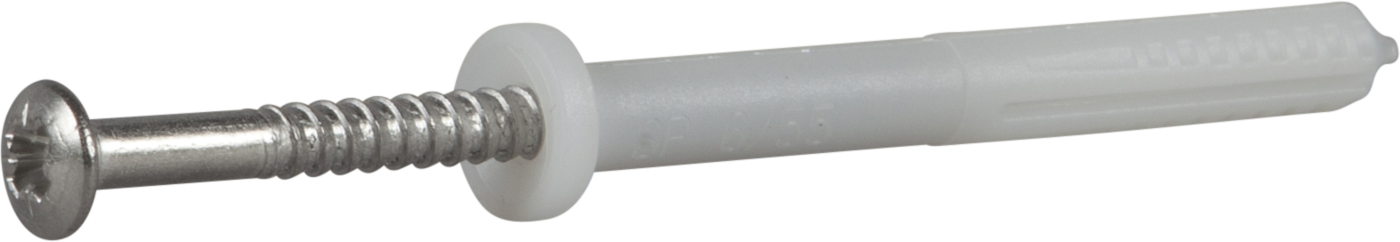 ESSVE 304766 Spikerplugg 6 mm Ø, A2 25 x 55 mm, 100-pakning