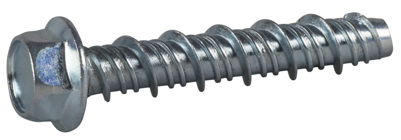 10,5X55 betonskrue sekskant hoved elgalvaniseret - (50 stk.)