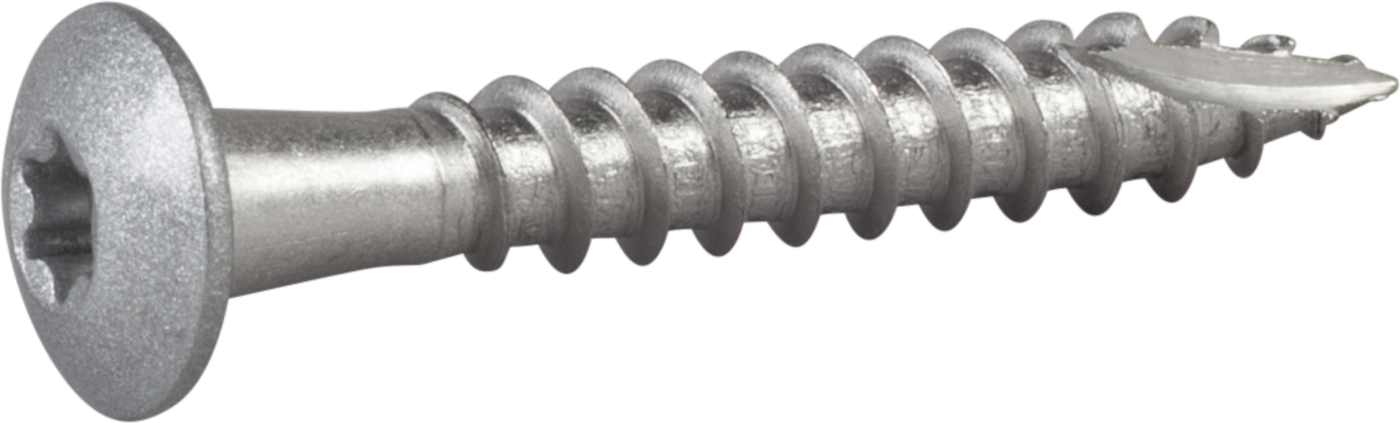 ESSVE 590408 Rennekrokskrue 4,8 mm Ø, sølv, TX20 35 mm, 250-pakning