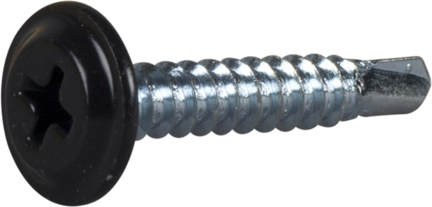 ESSVE 566625 Monteringsskrue 4,2 mm Ø, svart, FZB, PH2, 250-pakning 25 mm