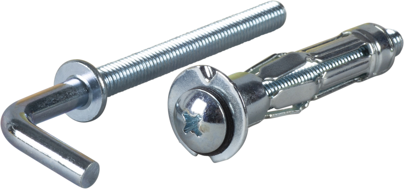 ESSVE SAM 6 Metalliankkuri Ø6 mm, PH2, yksinkertainen, 2 kpl Sisältää kulman