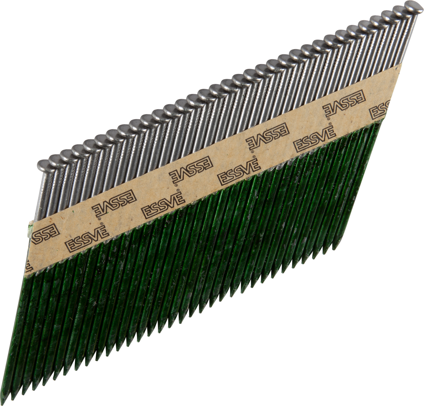 ESSVE 777914 Maskinspik 34°, rakbandad, slät, blank 3,1 x 90 mm, 1200-pack