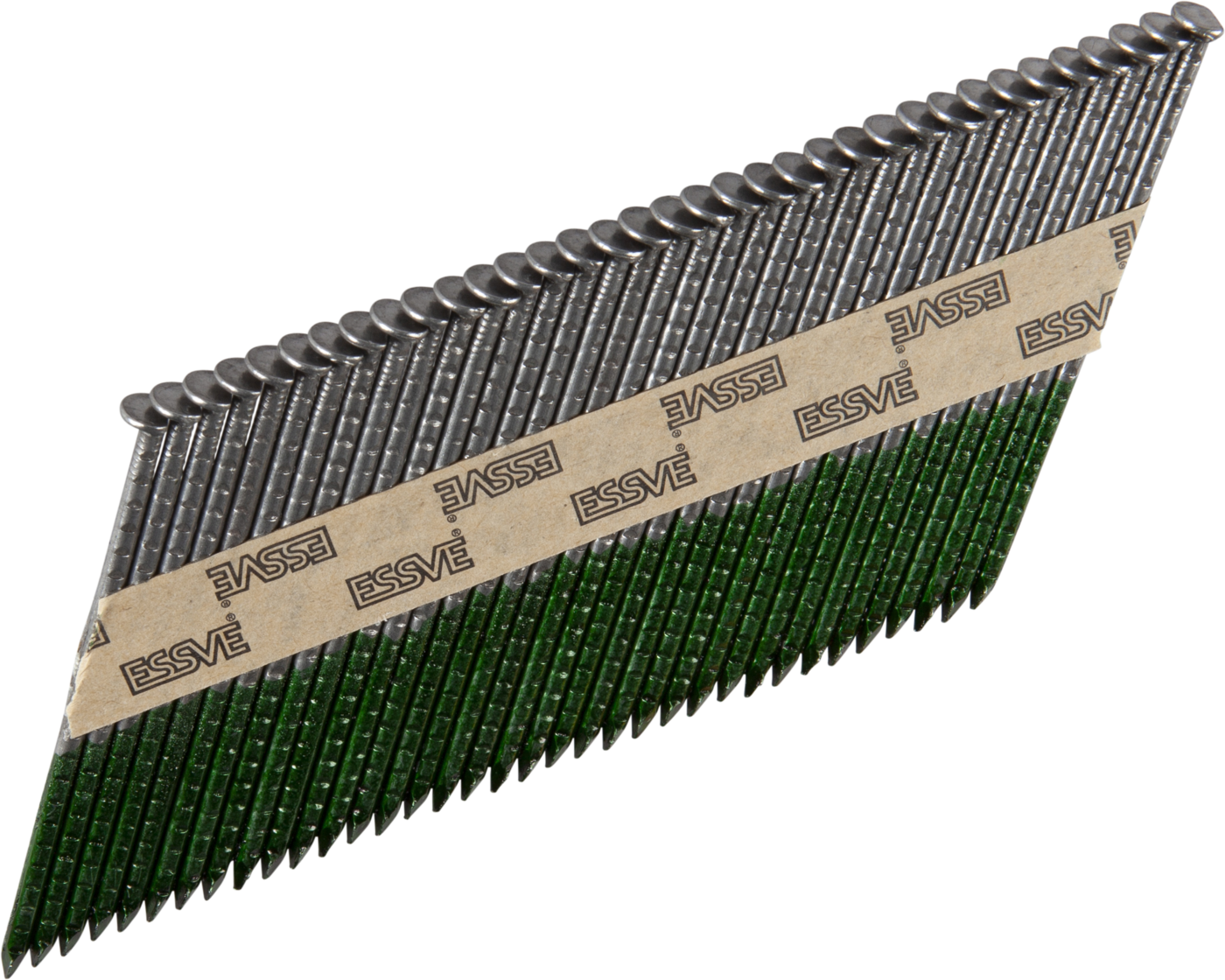 ESSVE 777413 Maskinspik 34°, rakbandad, huggen, blank 2,8 x 75 mm, 1300-pack