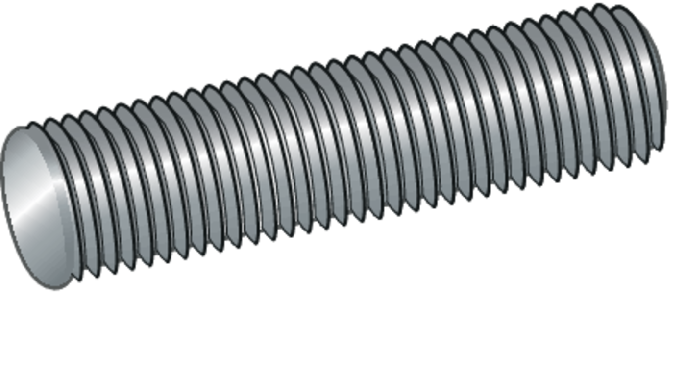 ESSVE 62110614 Gjengestang helgjenget, syrefast A4-70, 1 m M6