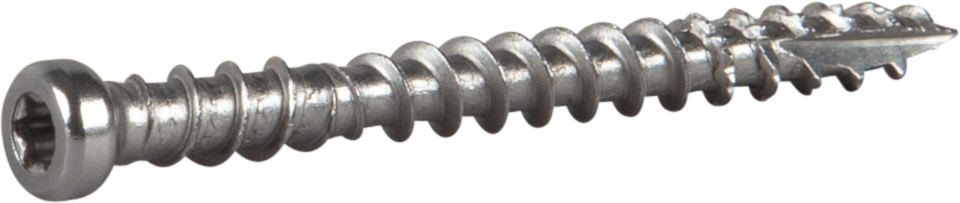 ESSVE 505742 Gulv- og listskrue Ø 3,9 mm, rustfri, TX10 42 mm, 250-pakning