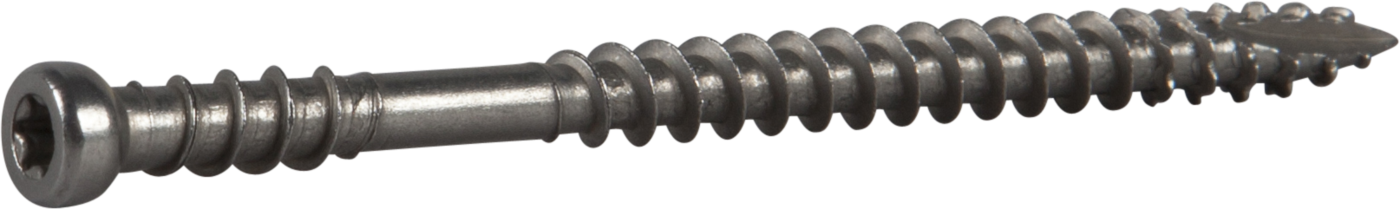 ESSVE 505770 Gulv- og listskrue 4,5 x 70 mm, rustfri, TX15, 250-pakning