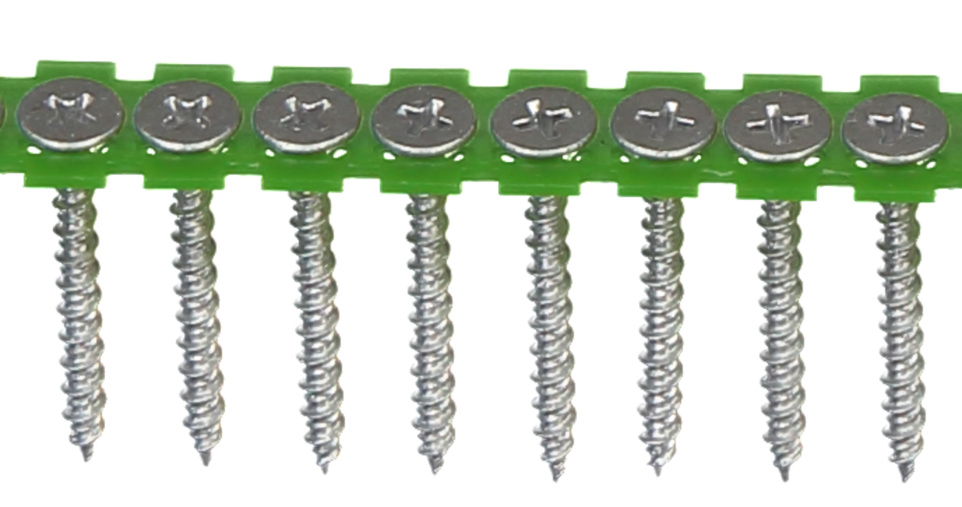 ESSVE GU Kombi Gipsskrue Ø 3,5 mm, båndet, tre/stål, CorrSeal 40 mm, 1000-pakning
