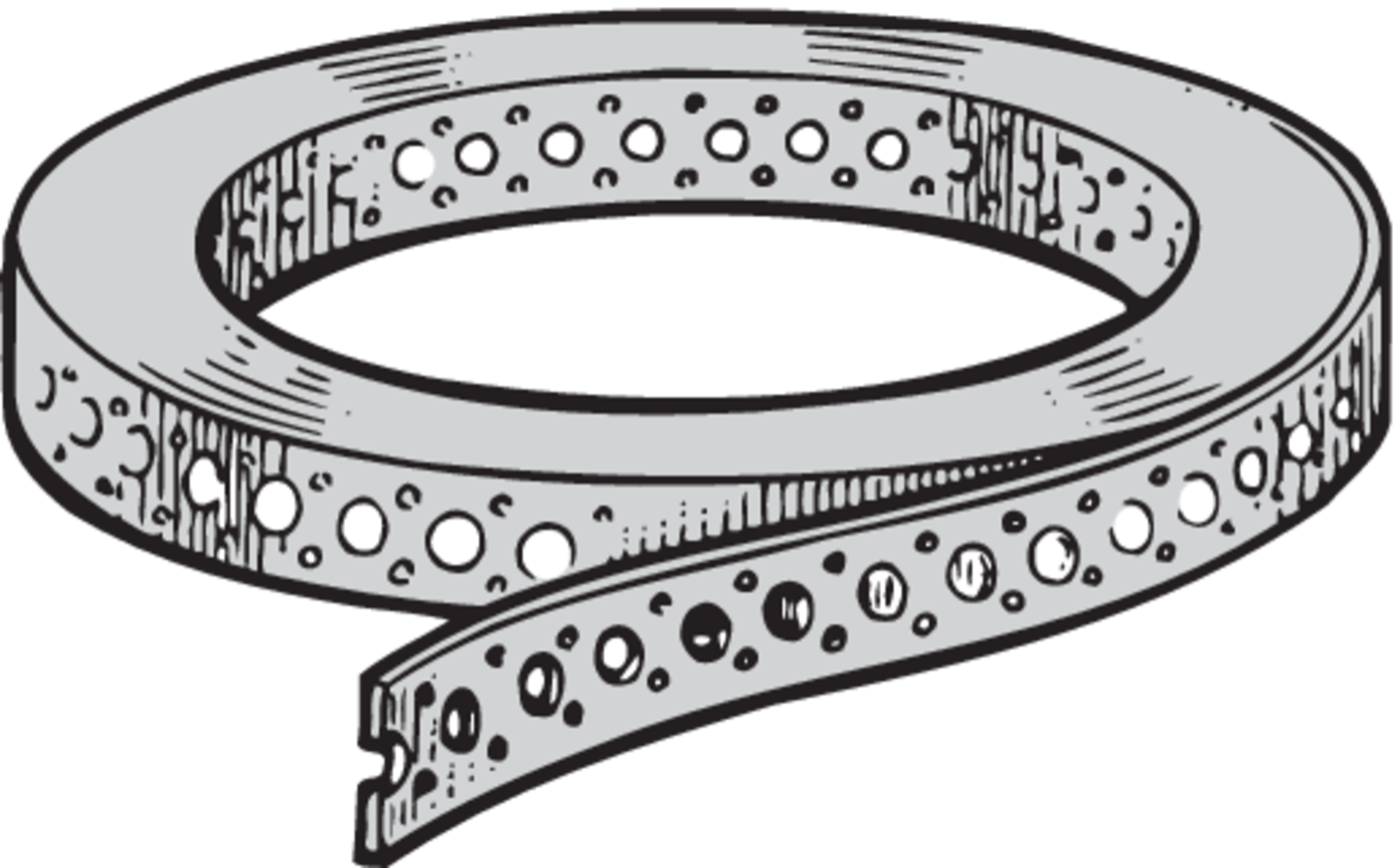 ESSVE 396660839 Galvband förzinkat, 20 MY 25x1,2 mm, 25 m