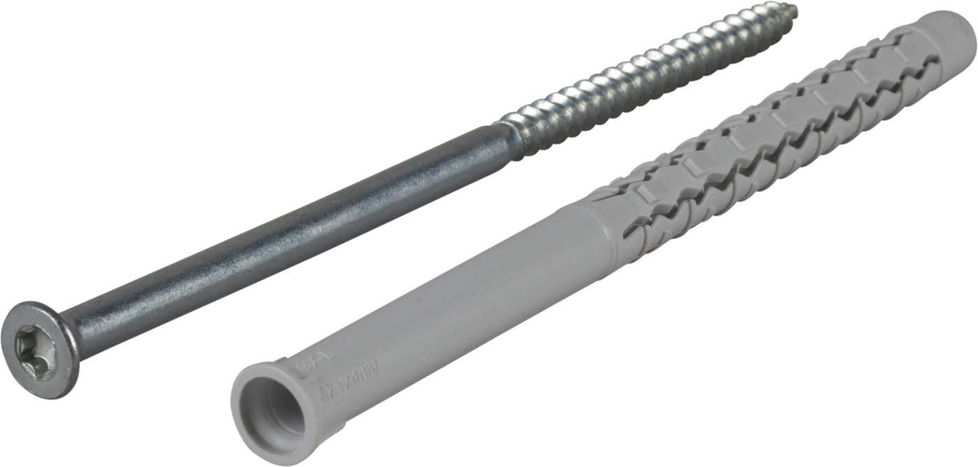 ESSVE GXL 404001 Fasadeplugg Ø 8 mm, TX30, FZB, forsenket hode 100 mm, 50-pakning