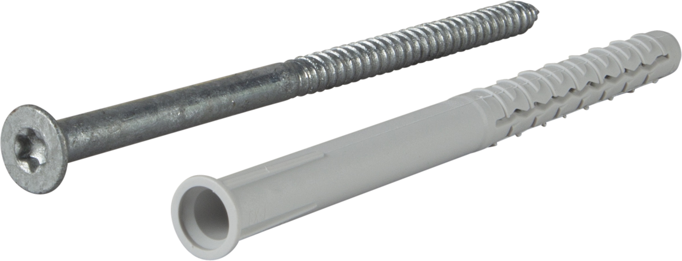 ESSVE GXL 404017 Fasadplugg Ø10 mm, TX40, FZV, försänkt huvud 240 mm, 20-pack